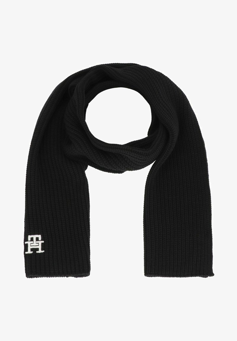 Tommy Hilfiger TH MONOGRAM Sjaal Black zwart Zalando nl tommy-hilfiger-th-monogram-sjaal-black-zwart-zalando-nl
