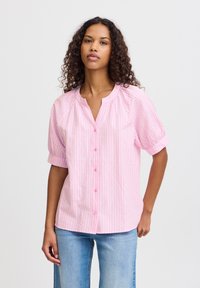 ICHI IXDARLA - Blúzka - pink lady stripe