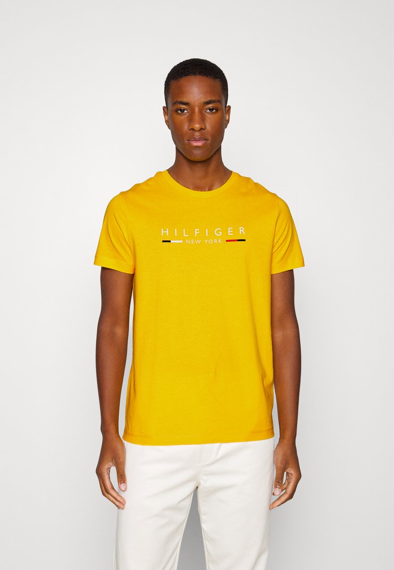 Tommy Hilfiger Tshirt z nadrukiem/żółty Zalando.pl