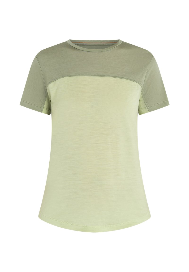 Icebreaker T-shirt print lichtgroen Icebreaker T-shirt print lichtgroen
