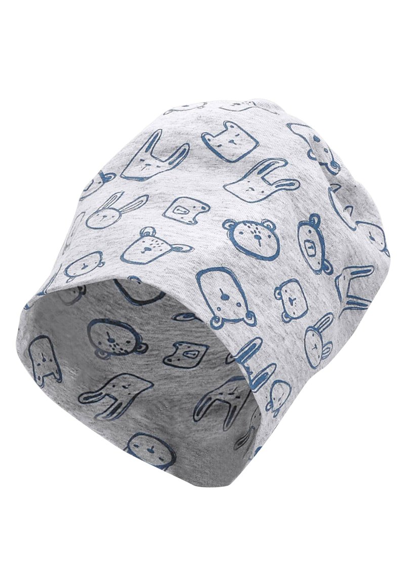 Sterntaler Cappellino Bimba In Cotone Ed Elastan - Con Nastrini, Taglia 37 (2-3 Mesi), Blu - 2