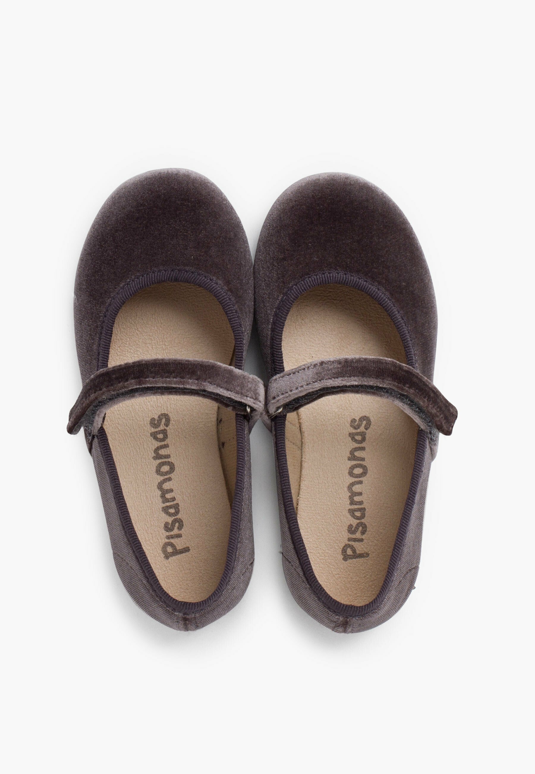 Pisamonas Merceditas – Mädchen-Slipper Mit Klettverschluss, Weich & Bequem