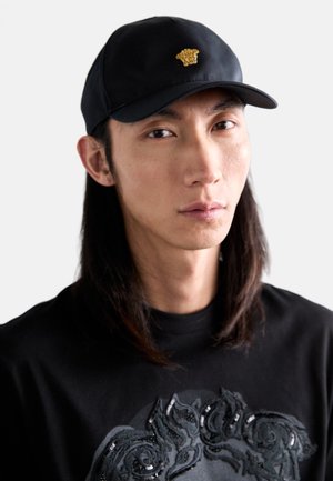 BASEBALL EMBROIDERED MEDUSA - Pet - black/gold-coloured
