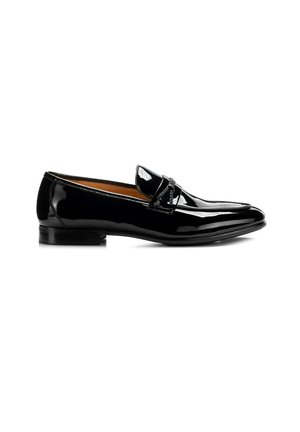 LOAFER AUS MIT FLECHTDETAIL - Instappers - black