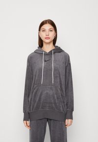 Nike Sportswear - HOODIE - Ikdienas džemperis - anthracite/black Miniatūras attēls 1