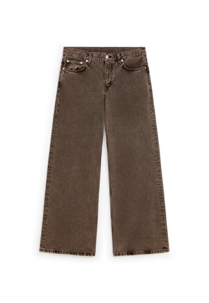 ARKET, ARKET ELM LOW FLARED JEANS - Wide Leg - earthy brown