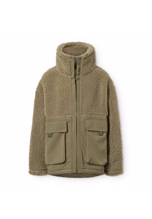 Molo UTHA JACKET - Fleece jacket - bark green