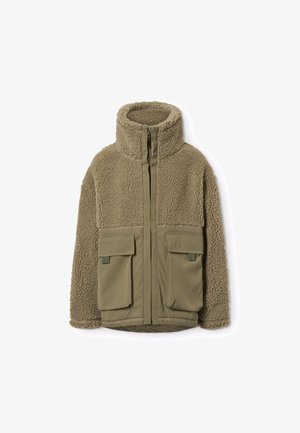 Molo UTHA JACKET - Fleecová bunda - bark green