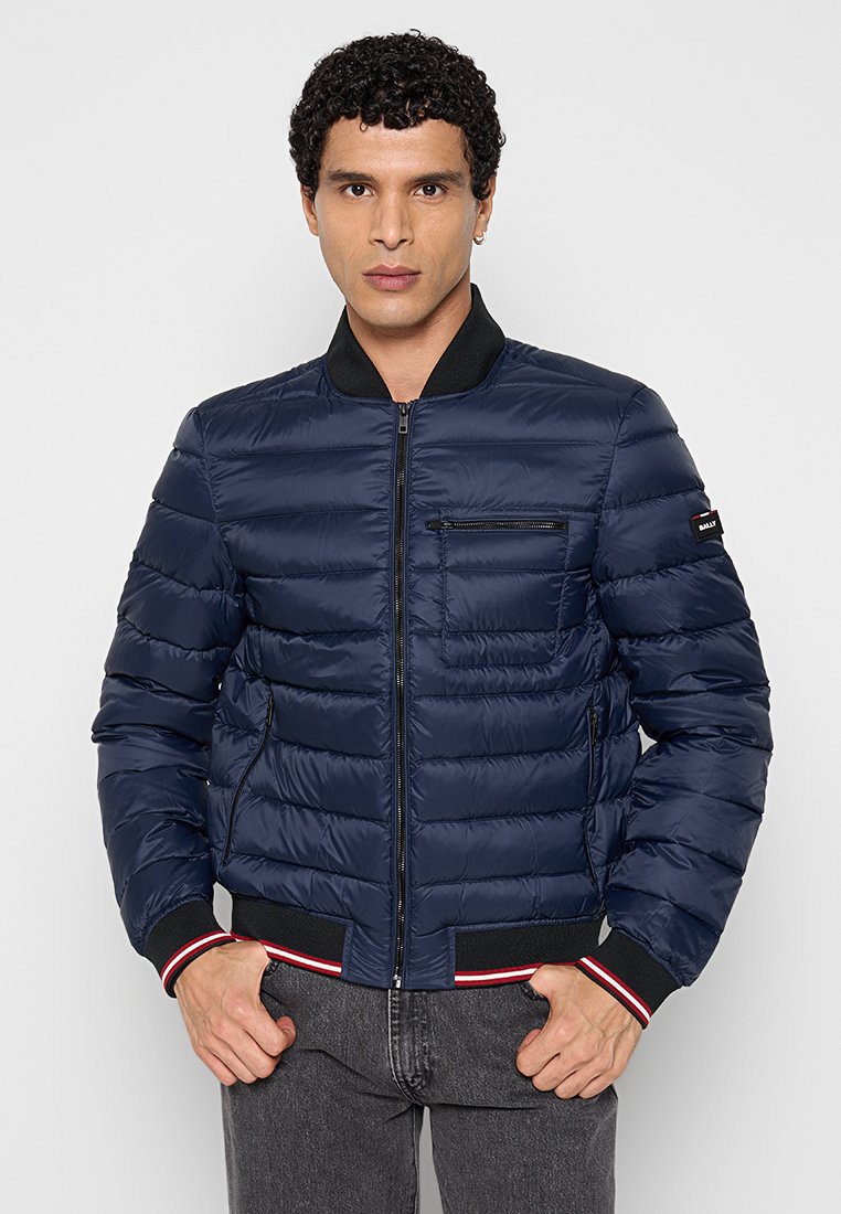 Bally Gewatteerde jas blauw