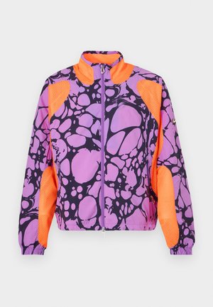 Nike Sportswear, GOOEY TRACK JACKET - Summer jacket - bright violet/total orange/tangerine tint