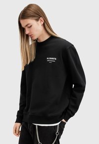 AllSaints SANCTUM CREW - Felpa - black