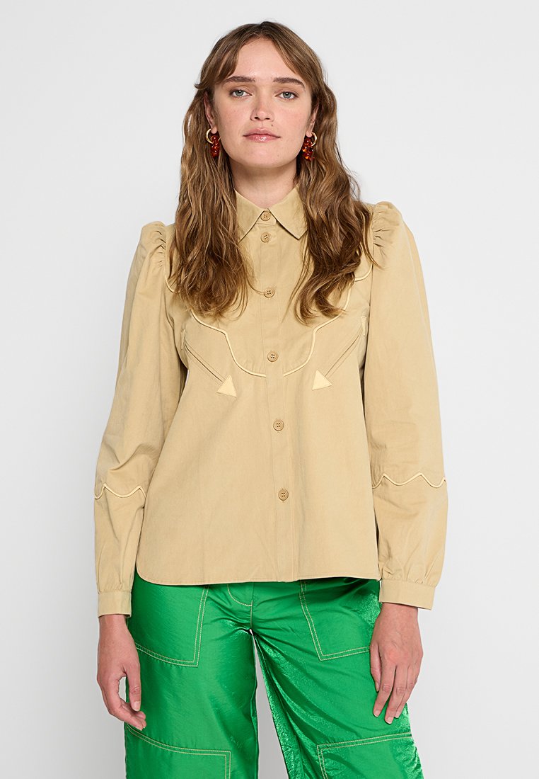 Stella Nova Overhemdblouse beige