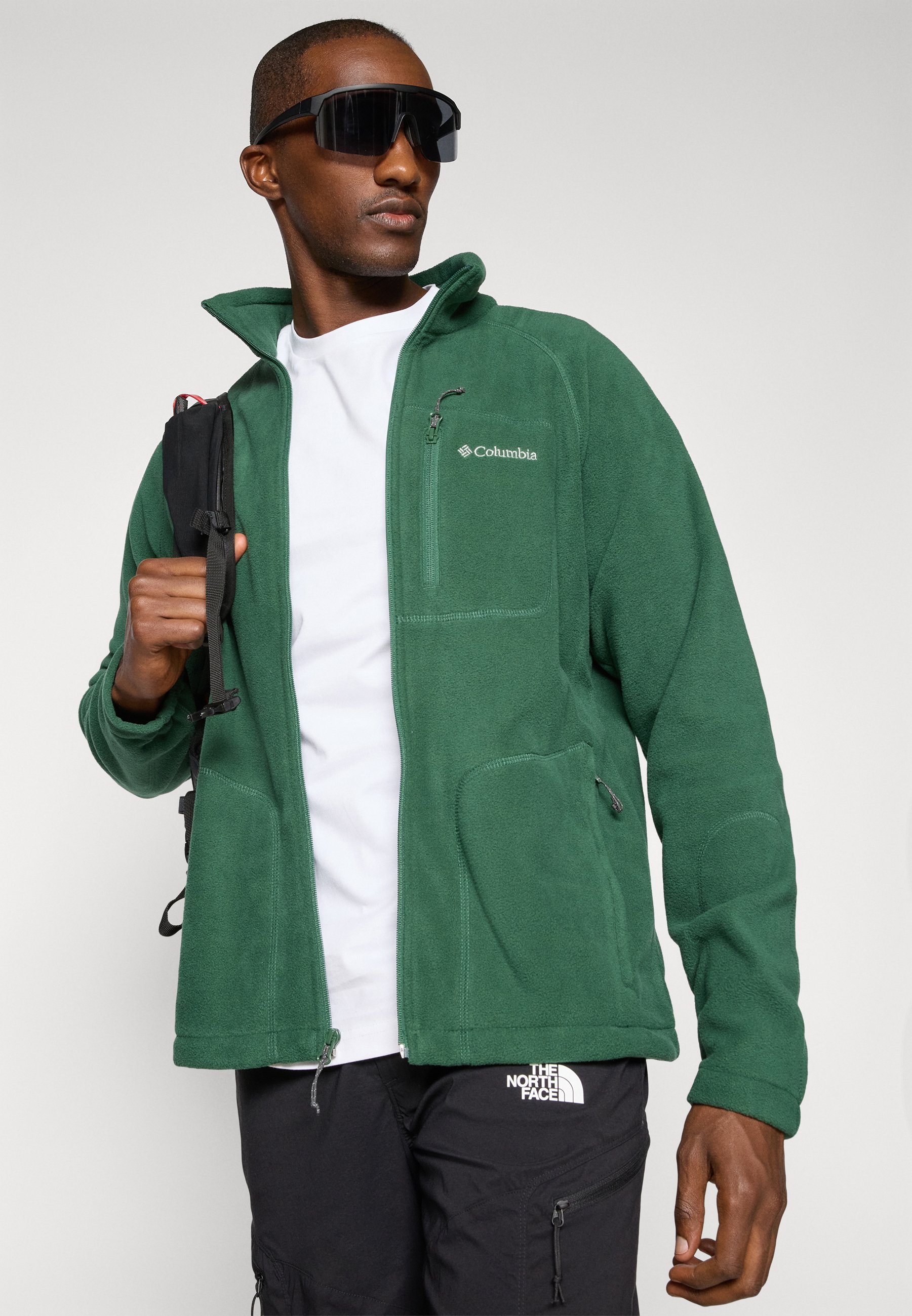 Columbia FAST TREK II - Fleece jacket - rain forest/dark green