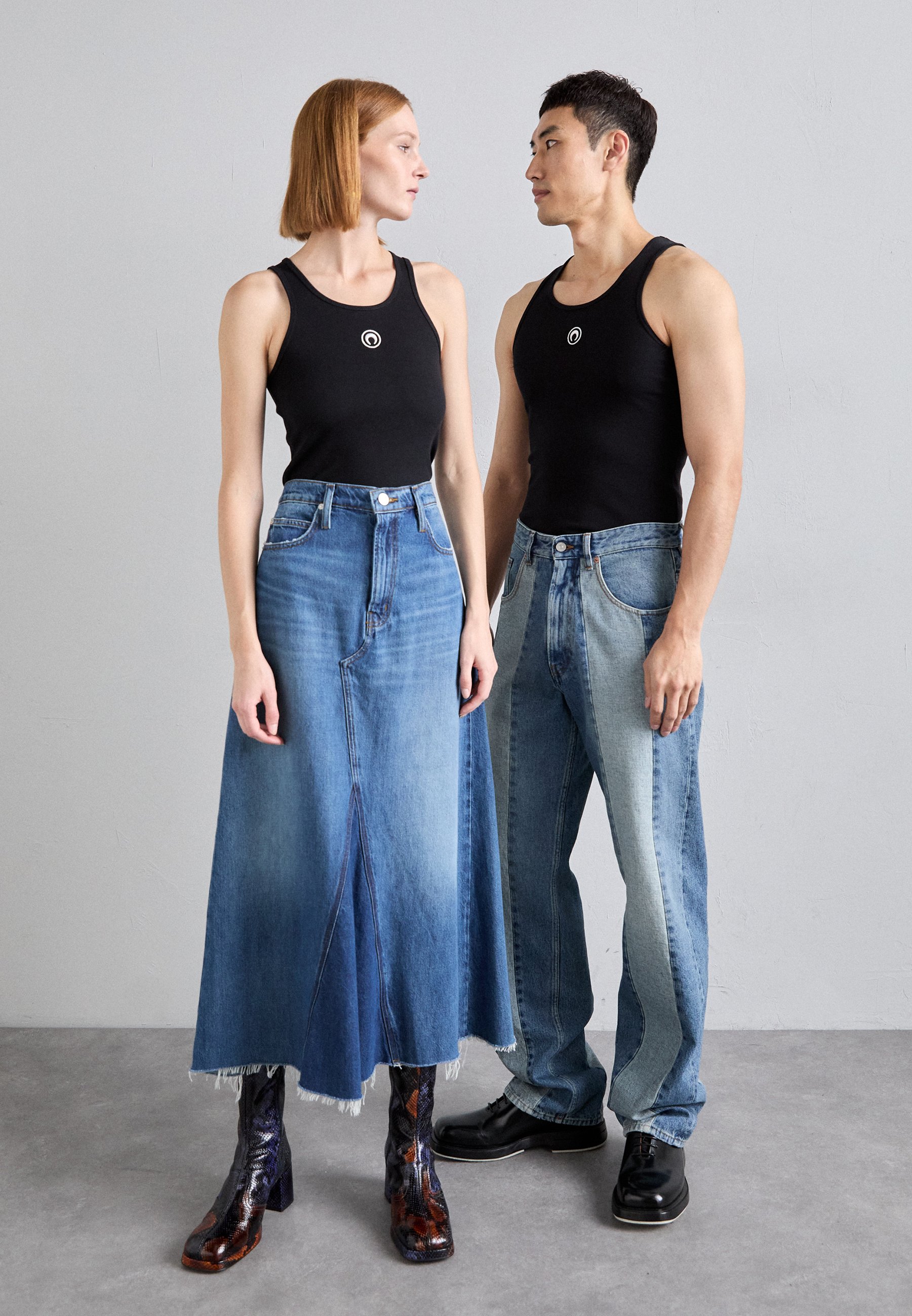 MARINE SERRE MOON TANK UNISEX - Top - black - Zalando.co.uk