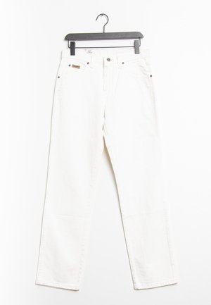 Jeansy Straight Leg - white