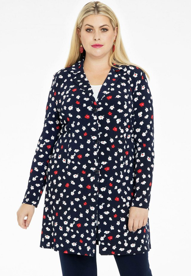 Halflange jas - blue