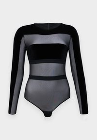 GO FOR IT BODYSUIT  - Tops ar garām piedurknēm - black