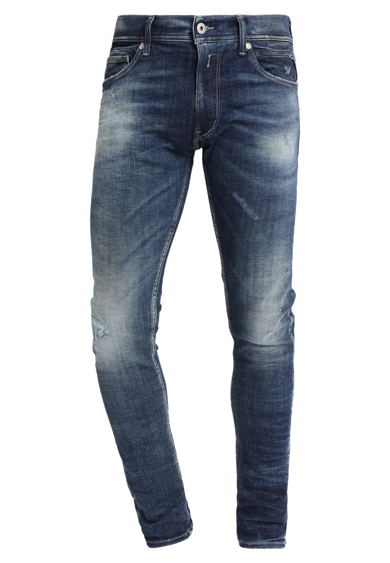 Replay Slim fit jeans blauw denim/bluedenim