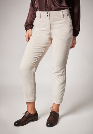 REGULAR: AUS CORD - Chinos - cream