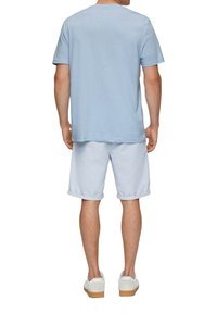 QS T-Shirt print - himmelblau