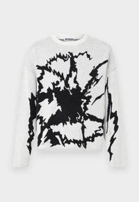 ALEK THIN GRAPHIC - Striktrøje - white dusty light