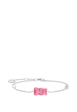 MIT BÄREN - Armband - pink/silberfarben/weiß