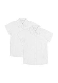 Marks & Spencer 2PK CAP SLEEVE EASY IRON SCHOOL - Hemdbluse - white