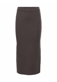 OBJREYNARD FAIR - Jupe crayon - seal brown