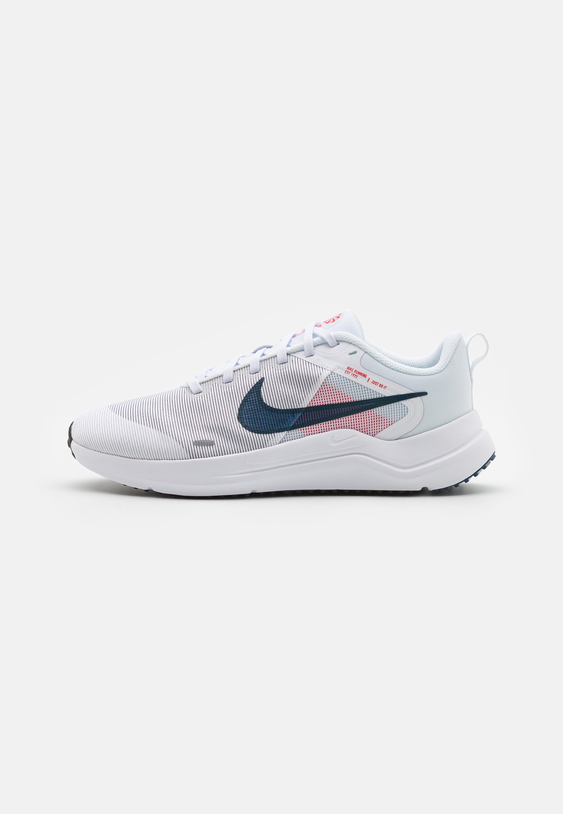 fractura yermo Energizar Nike Performance DOWNSHIFTER 12 - Zapatillas de running neutras -  white/valerian blue/light crimson/black/barely green/blanco - Zalando.es