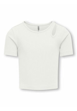 KOGNESSA LIFE CUTOUT JRS - T-shirt con stampa - cloud dancer