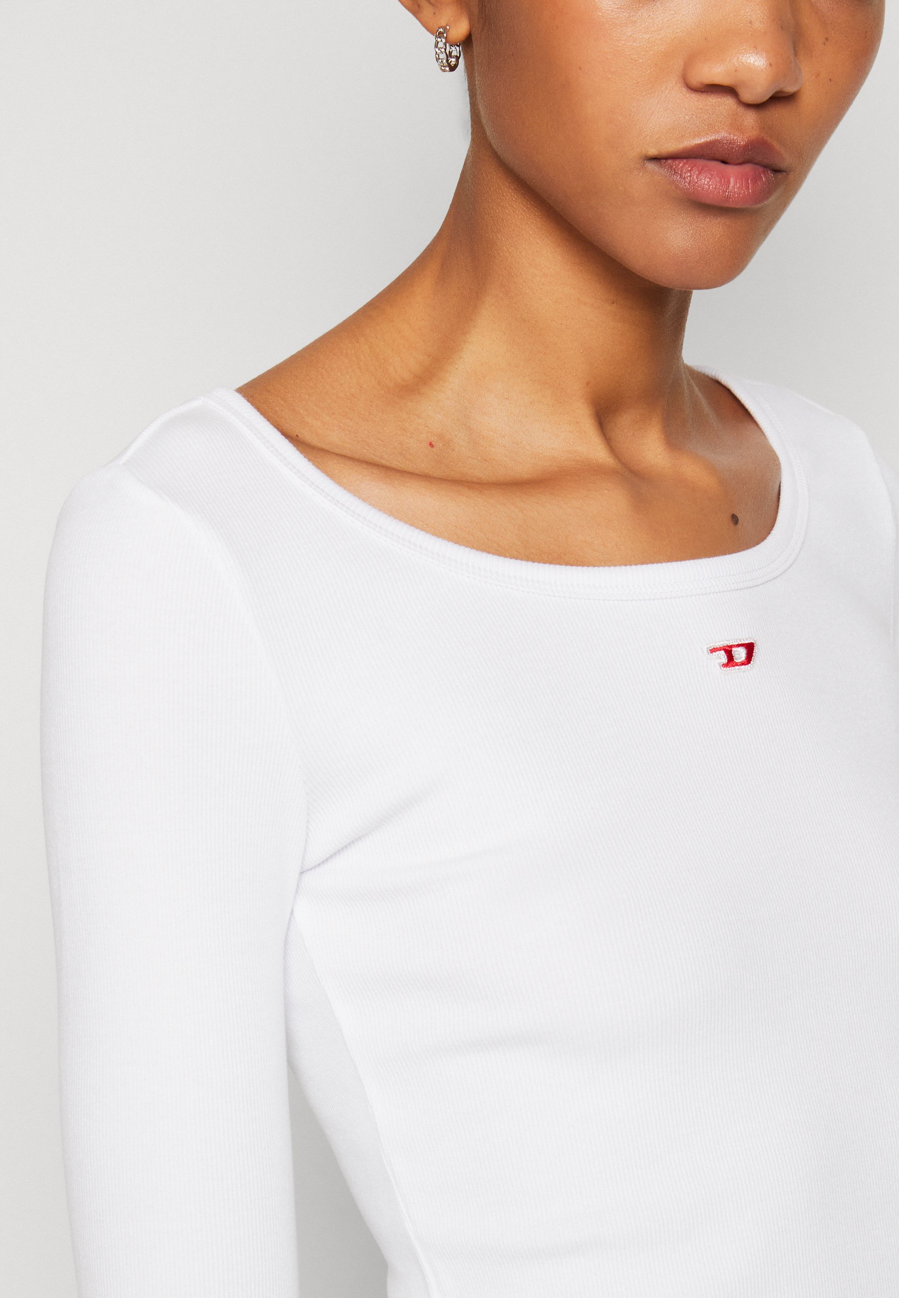 Diesel T-BALLET-D - Long sleeved top - white - Zalando.co.uk