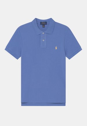 SLIM FIT COTTON MESH POLO - Polo - lake blue