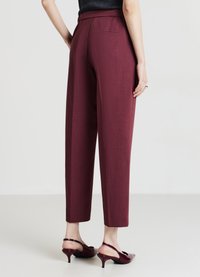Calliope Stoffhose - bordeaux melange