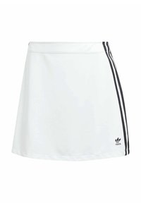 STRIPES - Falda acampanada - white black