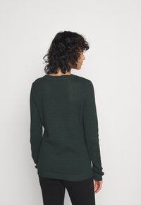 VILA Stickad tröja - dark green