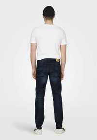 Only & Sons SLIM FIT  - Liibuvad teksad - dark blue denim