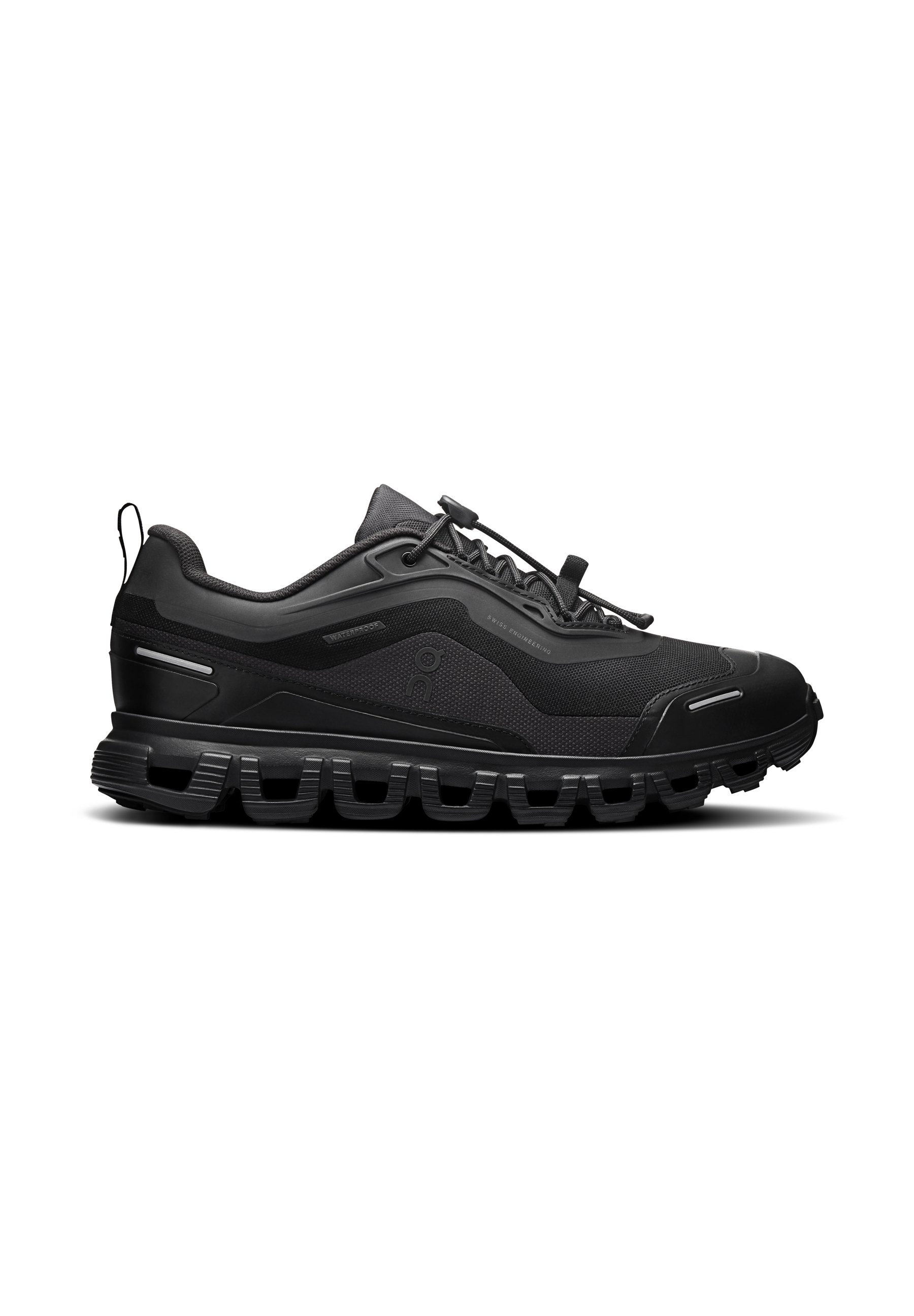 On CLOUD 6 GEO WATERPROOF - Baskets basses - black/black/noir