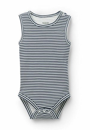 Body - blau y stampa riga bianco blu