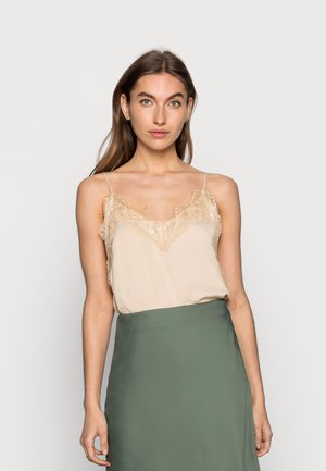 LITY LACE - Top - warm sand