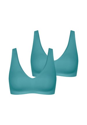 2-PACK - Reggiseno a triangolo - quiet turquoise