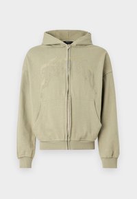 AVES RHINESTONE FRONT ZIP - Sweatjakke - grass