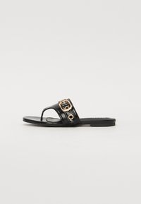 T-bar sandals - black