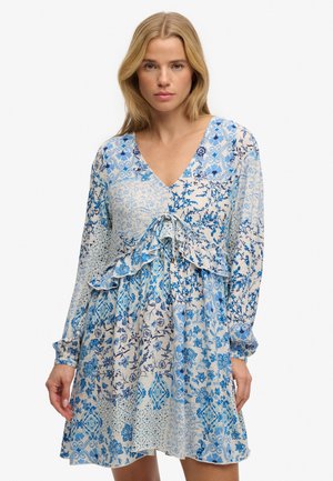 Superdry & Co, Hverdagskjole - blue beach geo