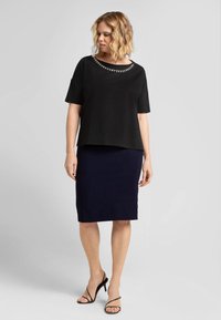 Luisa Viola CLASSIC LINE - Gonna a tubino - blu