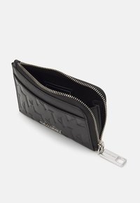 KARL LAGERFELD LOOM ZIP CARDHOLDER UNISEX - Portafoglio - black