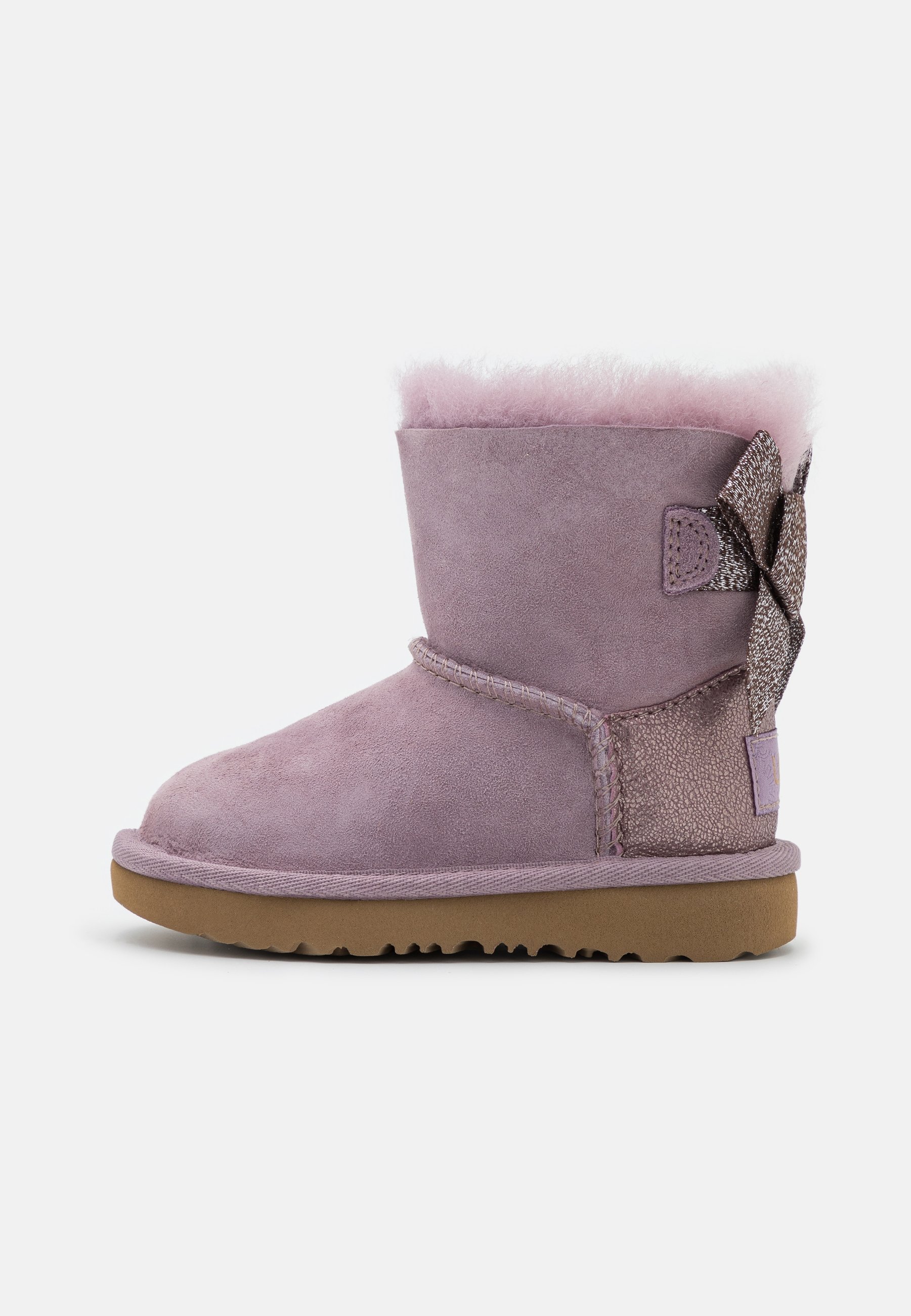 UGG MINI BAILEY BOW GLITZ - Stivali alti - shadow/malva - Zalando.it