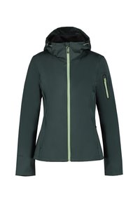 ICEPEAK Bridgewater Giacca Softshell Donna Salmone - Impermeabile E Traspirante - Cappuccio Fisso E Tasche Con Cerniera - 2