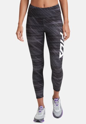 Fila APPAREL TRECASE AOP HIGH WAIST - Leggings - grey urban jungle
