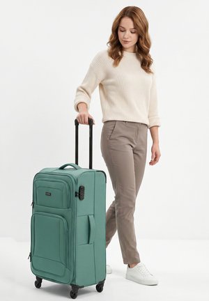 smartbox, EDITION 04 4 ROLLEN TROLLEY 78 CM MIT DEHNFALTE UNISEX - Valise à roulettes - eukalyptus
