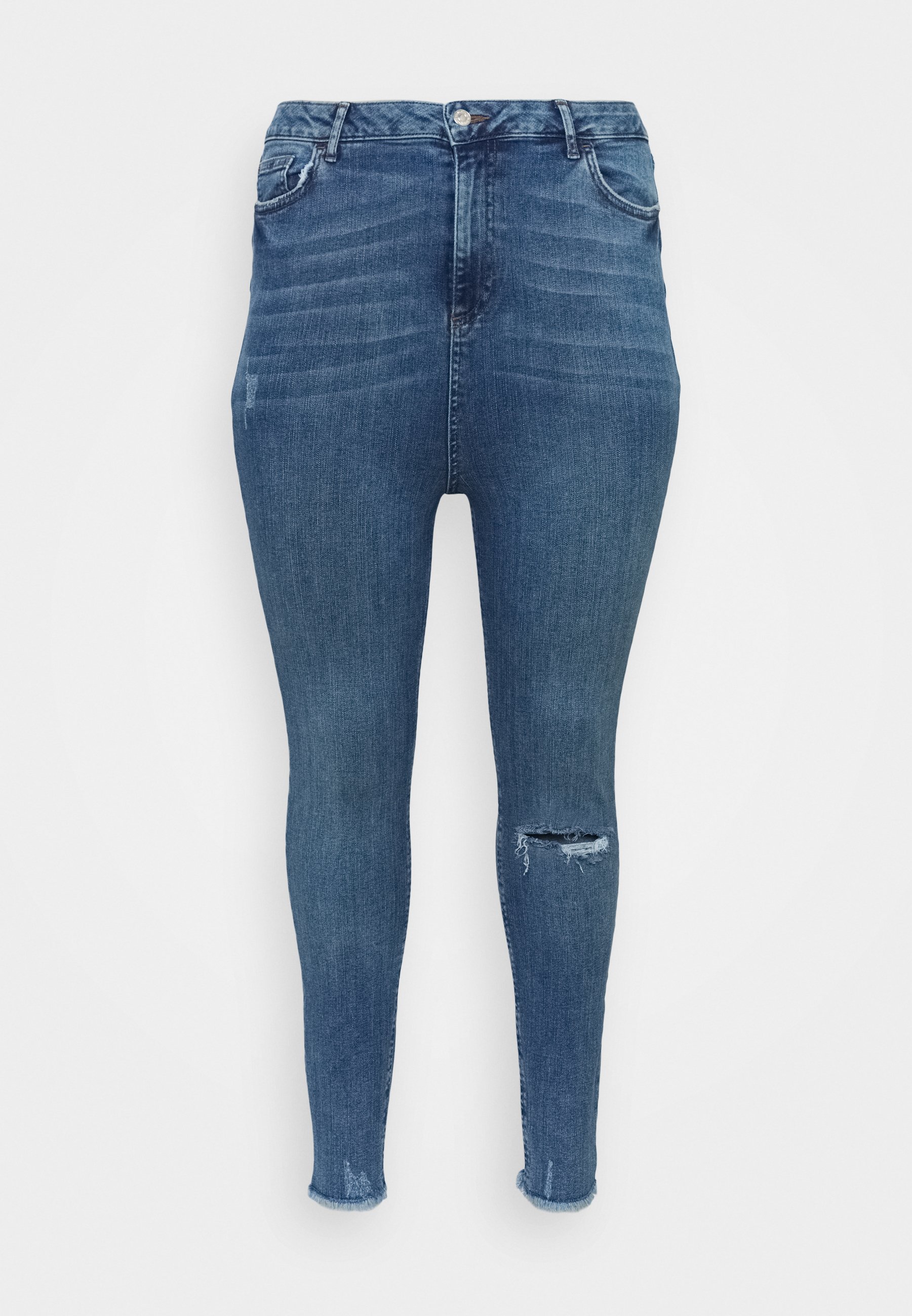 New Look Curves LIFT AND SHAPE Jeans Skinny Fit mid blue New Look Curves LIFT SHAPE - Jeans Skinny Fit - mid blue